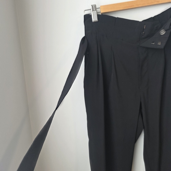 Athleta Skyline Pant II Black Lifestyle Tie-Waist Pants Sz 4 - Picture 5 of 13